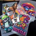 Vibrant DTF Heat Transfers: Ready-to-Press, Durable 13" Prints