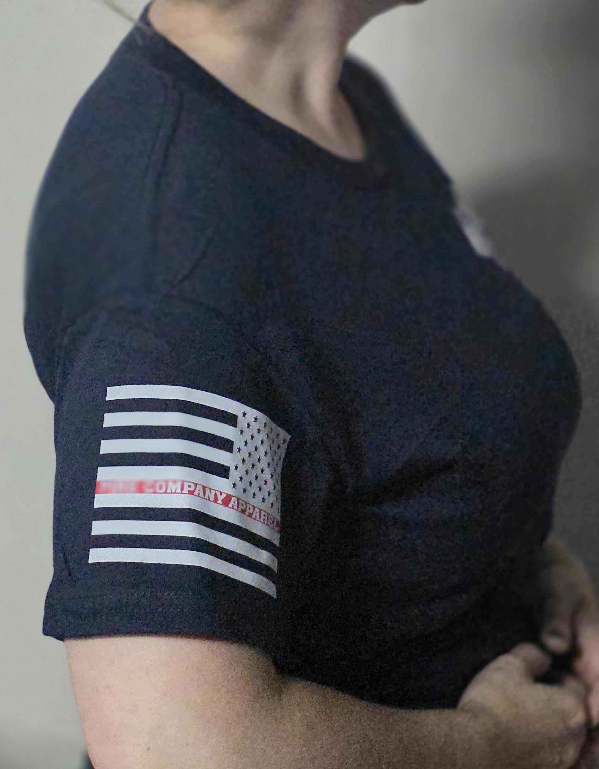 Thin Red Line USA Flag T-Shirt