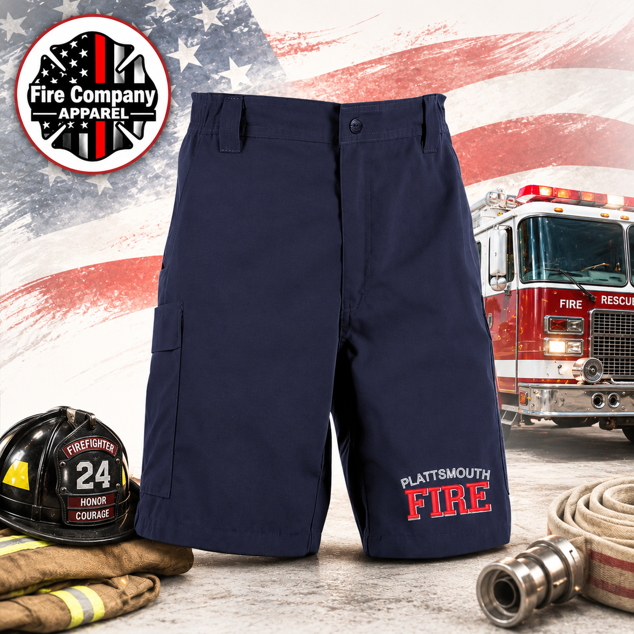 Firefighter Duty Shorts – Built for the Station, Ready for the Call