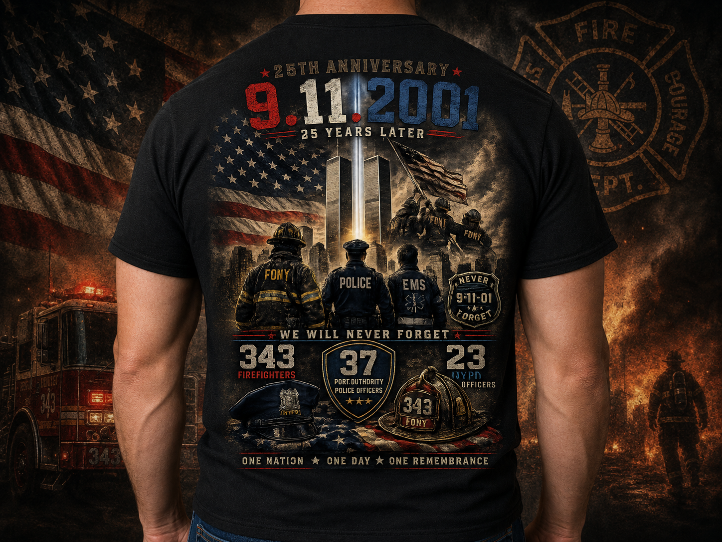 25th anniversary of 9/11 T-Shirt