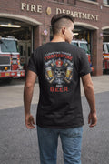 Firefighter i Love Beer T-Shirt