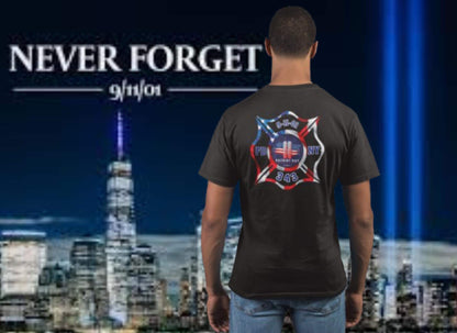 9/11 Firefighter T-Shirt: Never Forget