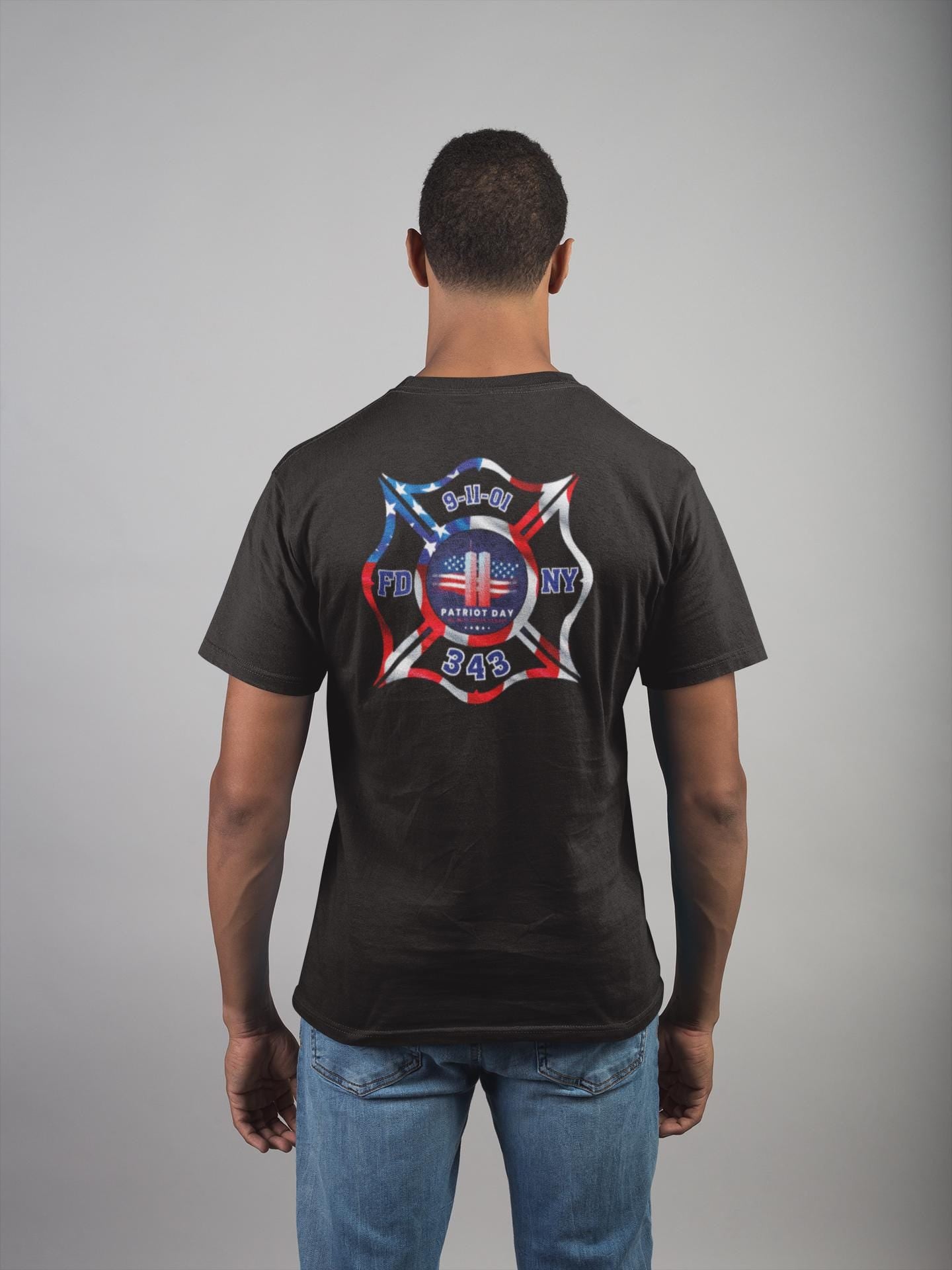 9/11 Firefighter T-Shirt: Never Forget
