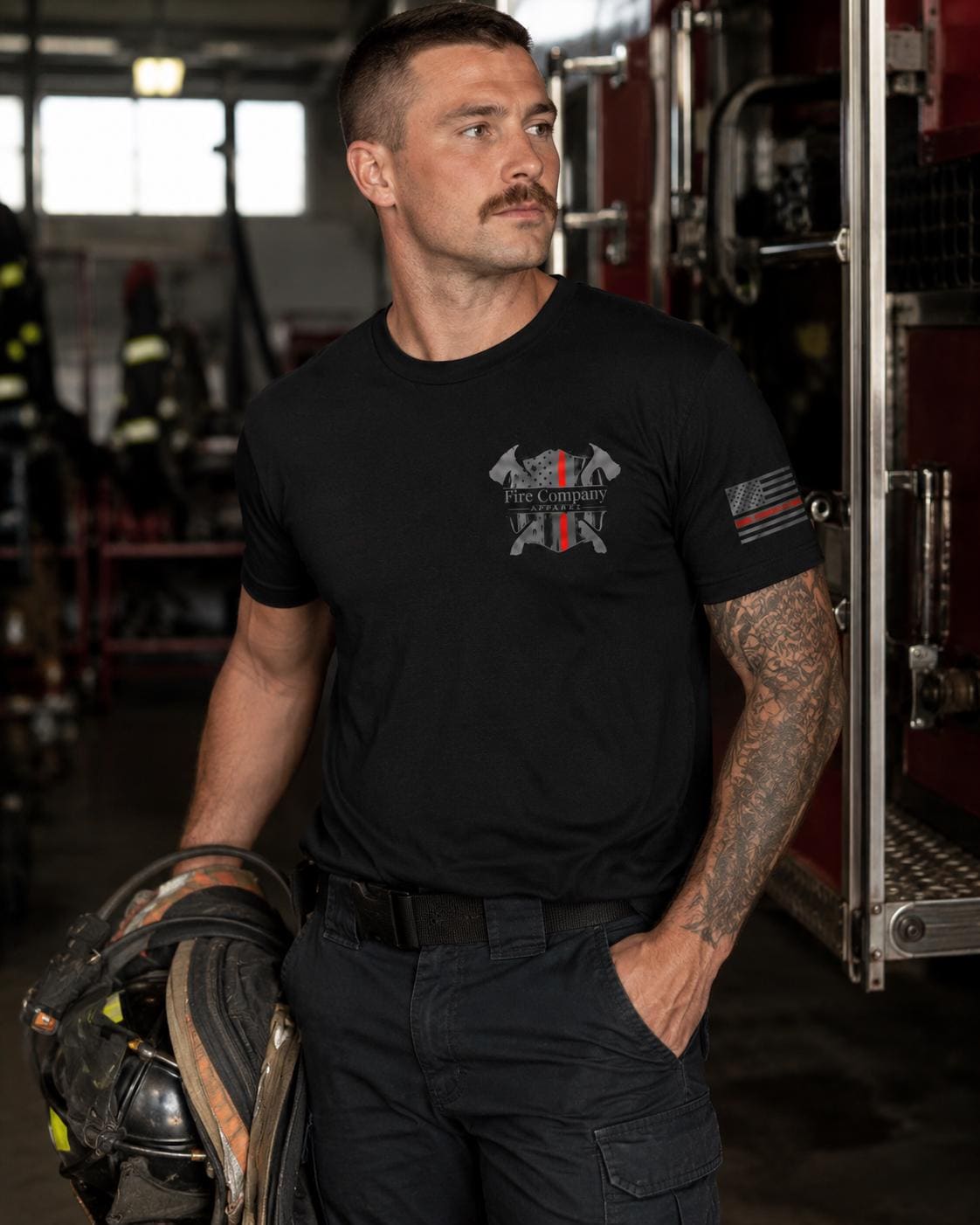Firefighter Breast Cancer Awareness Shirt