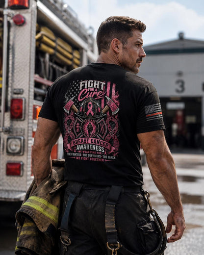 Firefighter Breast Cancer Awareness Shirt